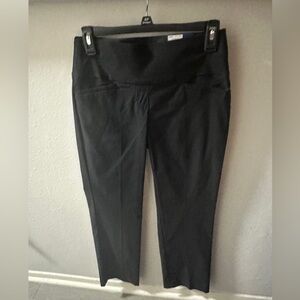 Apt 9 Black Petite Short Straight Mid-Rise Dress Pants